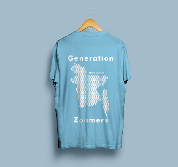 Gen Z T-shirt Blue - Image 8